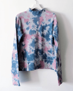 EACH TYE DYE HIGH NECK TEE
