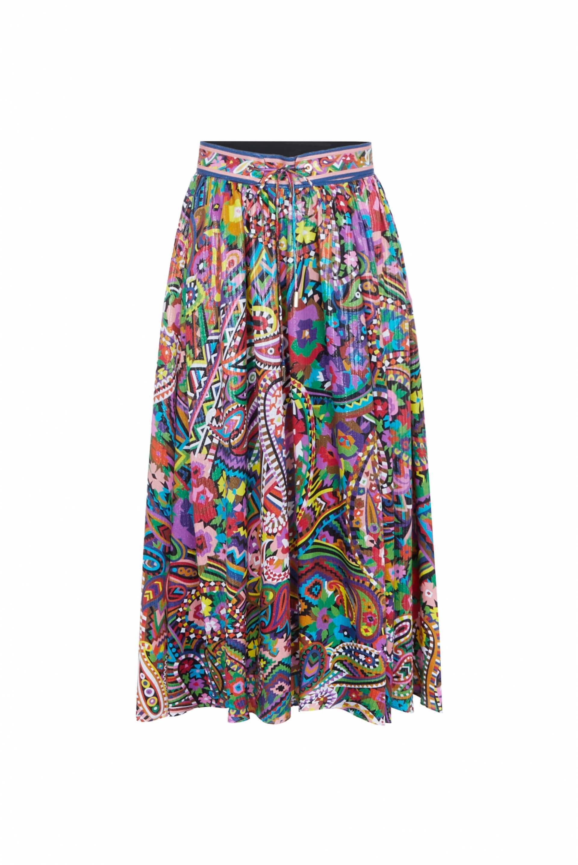 Leonard Paris FLARE MID-LENGTH SKIRT ISABEL