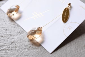 Matilda rose swarovski suncatcher/ピアス