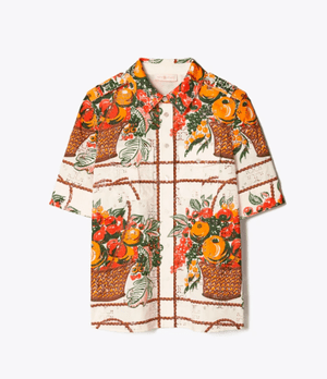 Tory Burch プリント キャンプ シャツ