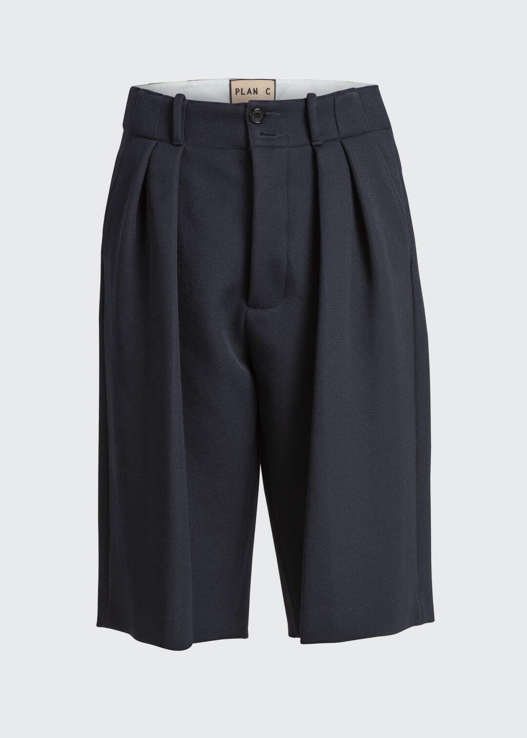 Plan C Pleated Bermuda Shorts