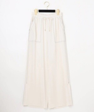 GRACE CONTINENTAL ステッチワイドパンツ