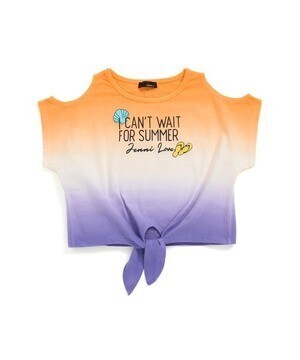 JENNI love 前結び段染めTシャツ