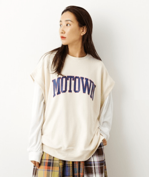 RODEO CROWNS WIDE BOWL カレッジスウェットベストL/S Tシャツセット