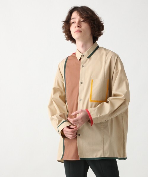 HARE BIGパイピングシャツ