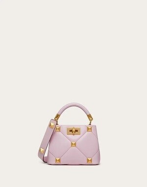 VALENTINO ローマンスタッズ ナッパレザー ミニ ハンドルバッグ