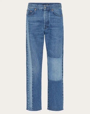 VALENTINO パッチワークデニム パンツ