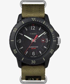 TIMEX ガラティンソーラー ブラック×グリーン