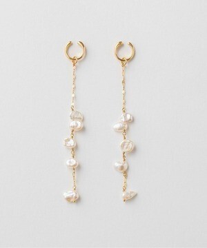 ete ケシパール ロングイヤリング