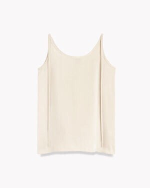 Theory Crushed Satin Tie Tank Top