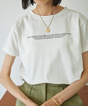 VACANCY シルケットロゴTシャツ