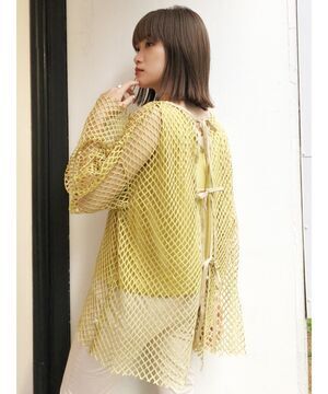 MURUA メッシュオーバートップス×タンクSET
