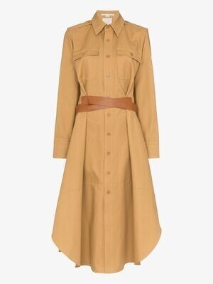 Stella McCartney Belted Midi Shirt Dress