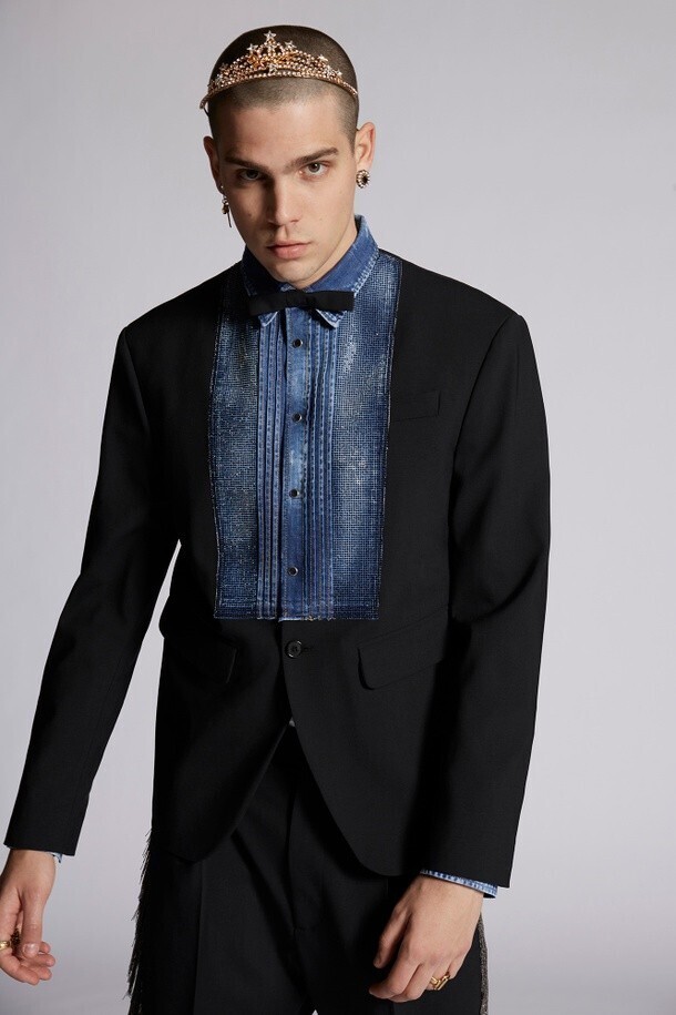 Dsquared2 Crystal Bib Blazer