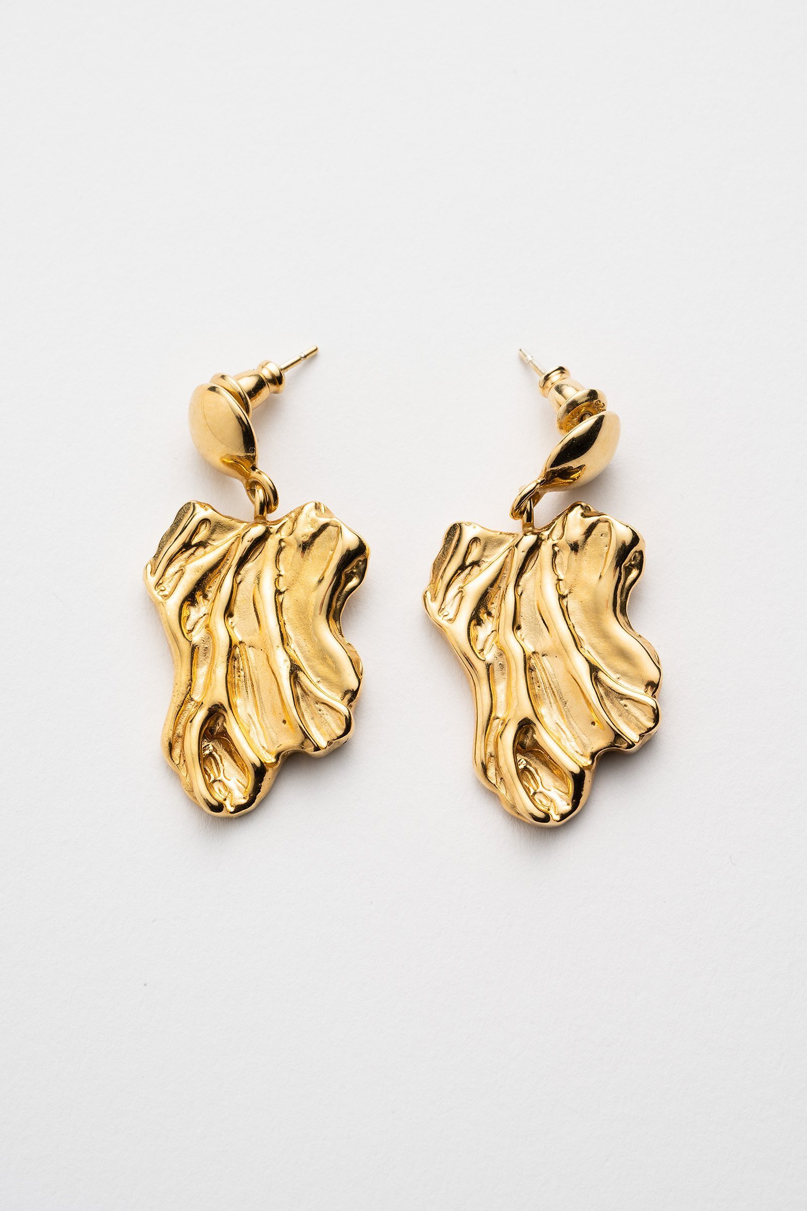 MURRAL Oil painting ear accessory (Gold)