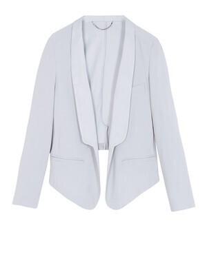 MAX & Co. Envers satin tuxedo blazer