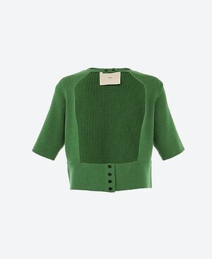 TAN CHEST LAYERED CARDIGAN