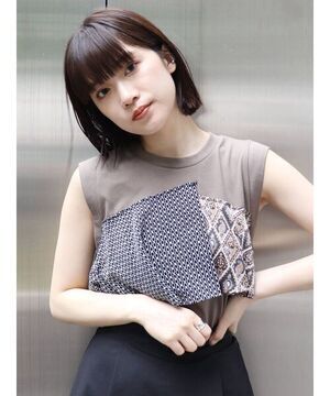 MURUA ラッフルドッキングトップス
