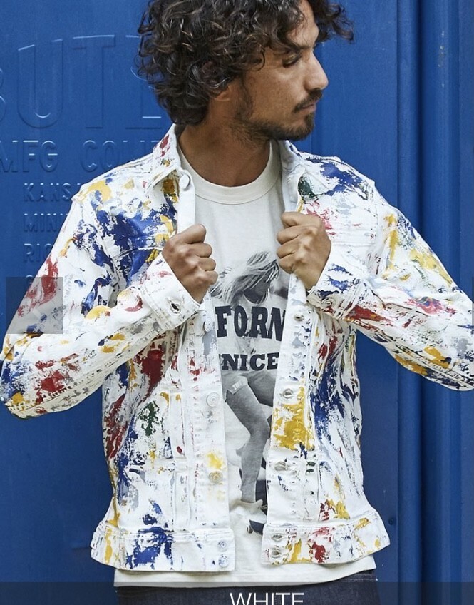 TMT HAND PAINT DENIM JACKET デニムジャケット