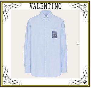 VALENTINO 【VALENTINO】カレッジ ヴァレンティノ コットン シャツ (VALENTINO/シャツ) WV3ABH807FSA60【BUYMA】