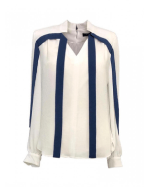 barakabaracca Color-scheme straight-ribbon blouse