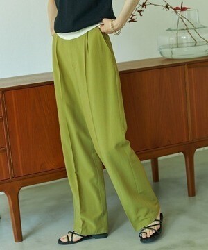 VACANCY SET UP straight slacks pants