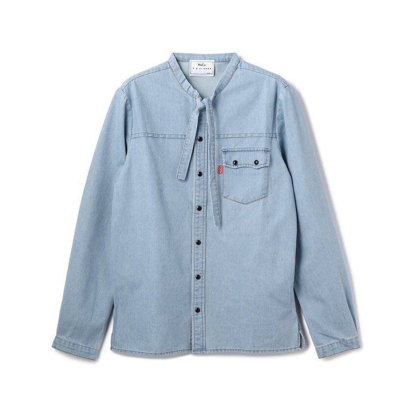 L.H.P RIBBON DENIM SHIRT