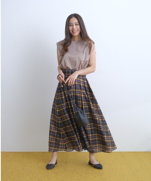 Mystrada チェックスカート