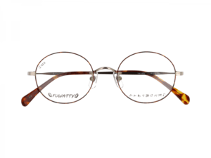 メガネのアイガン FUWATTY　 FW-1002　C-3 ライトブラウン×デミブラウン