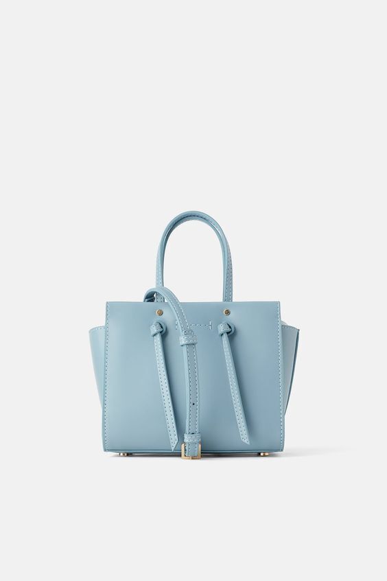 ZARA ノット付き MINI シティバッグ