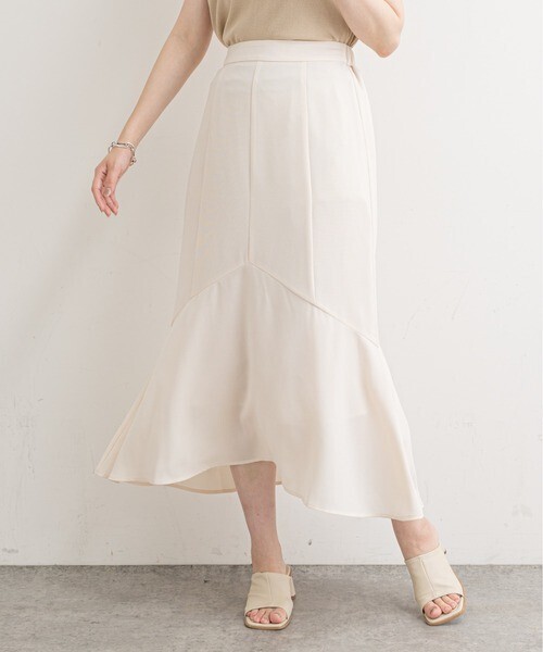 natural couture ハギデザインマーメイドスカート