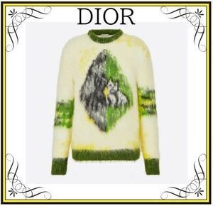 Dior DIOR AND PETER DOIG セーター テクニカル モヘア & ウール ジャカード