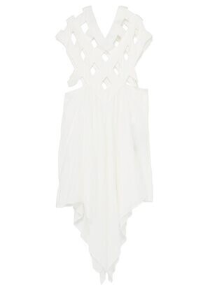 LIMI feu Rough Twill Cross Tape Dress B