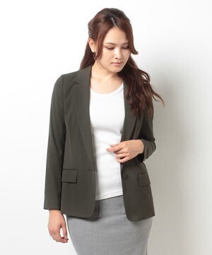GRACE CONTINENTAL ストレッチテーラードジャケット