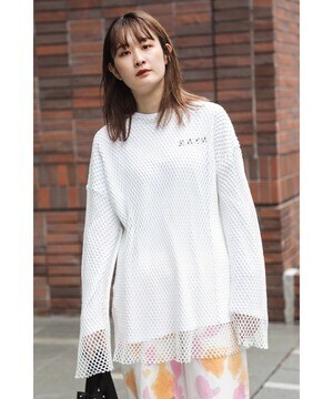 CREOLME メッシュプルオーバー
