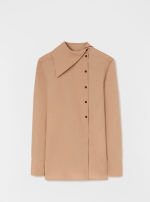 Jil Sander バージンウール ギャバジン製シャツ