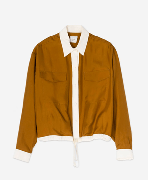 ALYSI Silk and cotton soft shirt
