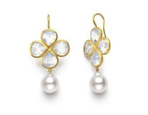 TASAKI ラッキー クローバー イヤリング