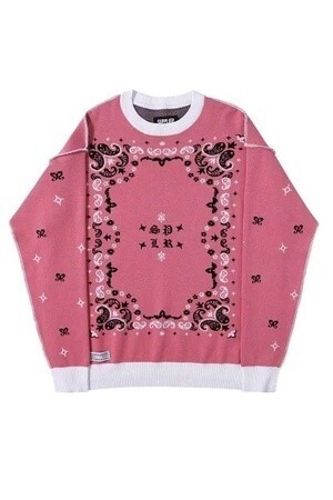 SUPPLIER PAISLEY CREW KNIT