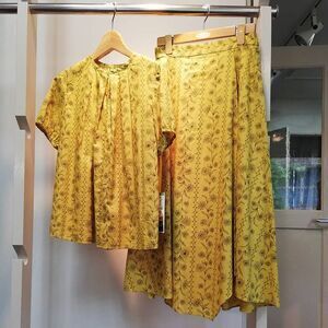 Doubleface Tokyo オパール刺繍風プリントスカート
