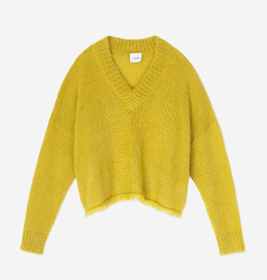 ALYSI LIME SWEATER