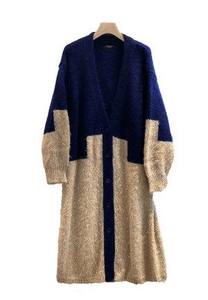 barakabaracca Color-scheme knit cardigan
