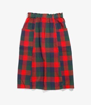 SOUTH2 WEST8 Army String Skirt - Plaid Pique