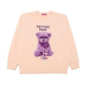Amilige Psychopass BIG トレーナー　パープルbear