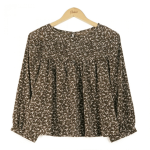 flower flower pintuck blouse