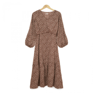 flower floral gather onepiece