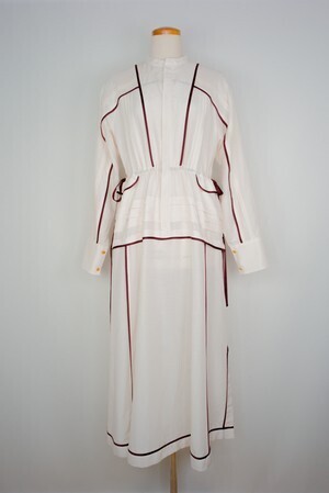 LENZ PIN TUCK SHIRT DRESS