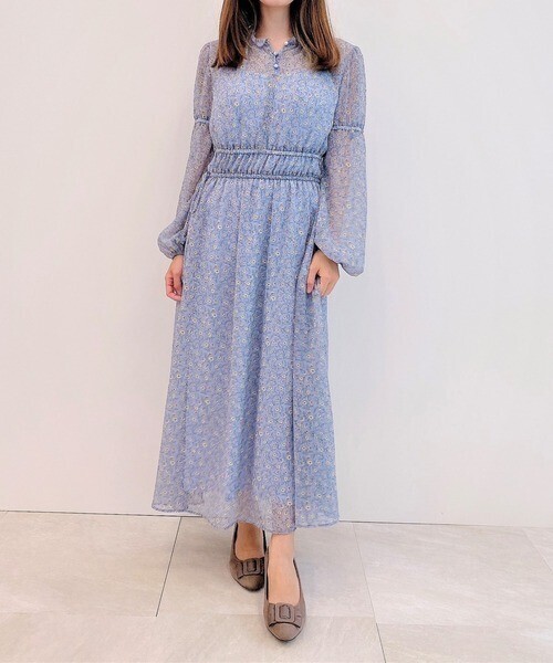 TOCCA Pastel Flower Crepe Dress ドレス