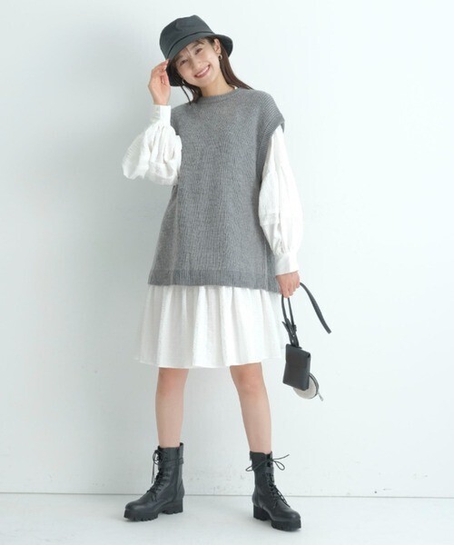 Rirandture ジャガードチュニックベストセット