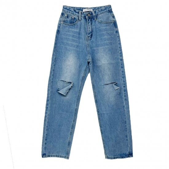SAAAGE boutique ハイウエストクラッシュデニム 21AW
